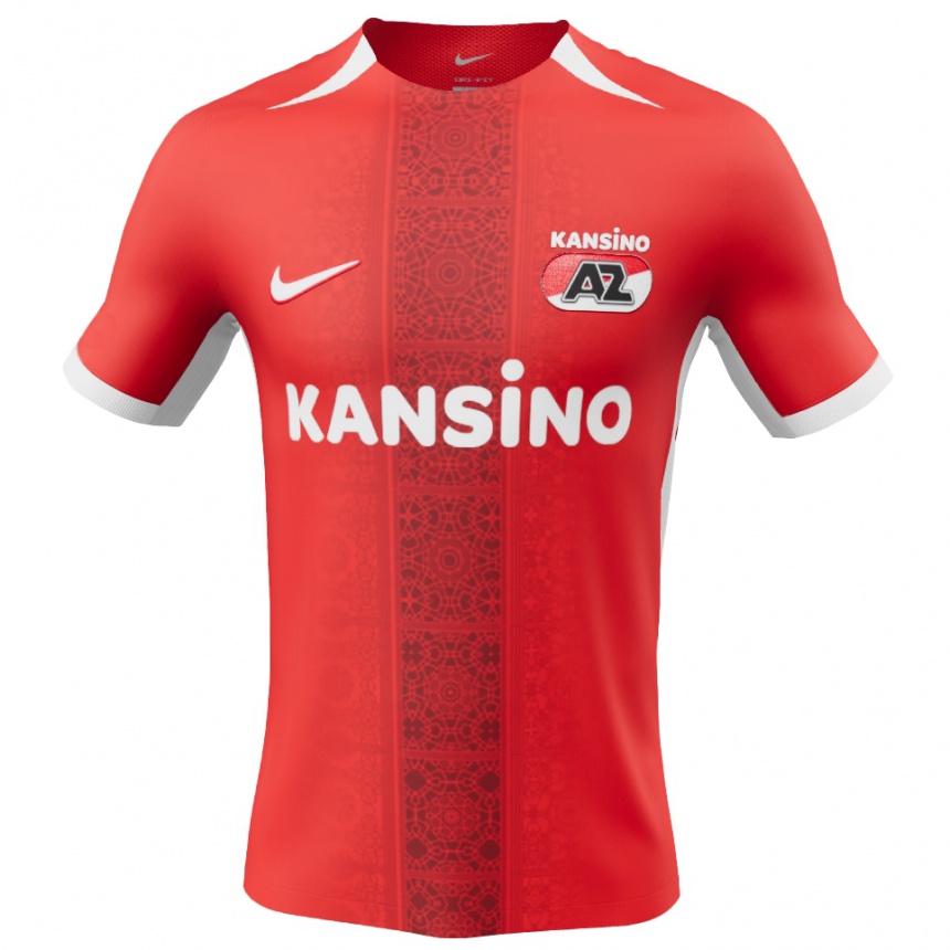 Niño Fútbol Camiseta Kristijan Belic #14 Rojo Blanco 1ª Equipación 2024/25