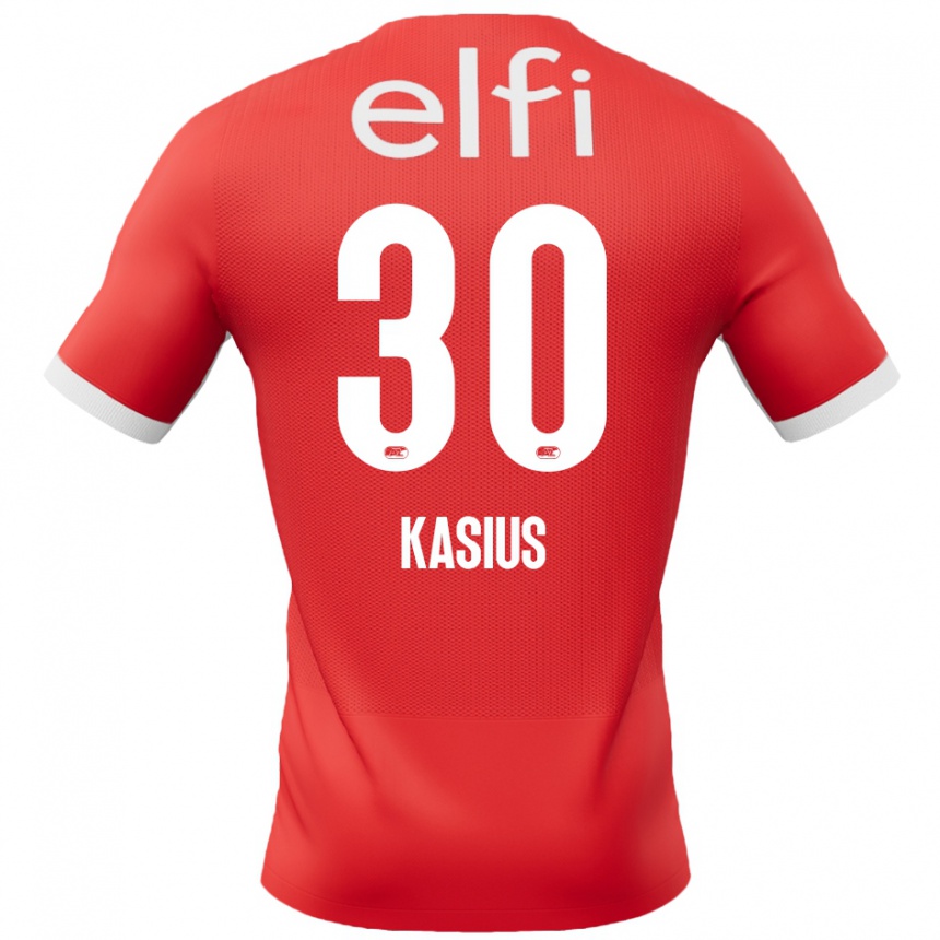 Niño Fútbol Camiseta Denso Kasius #30 Rojo Blanco 1ª Equipación 2024/25