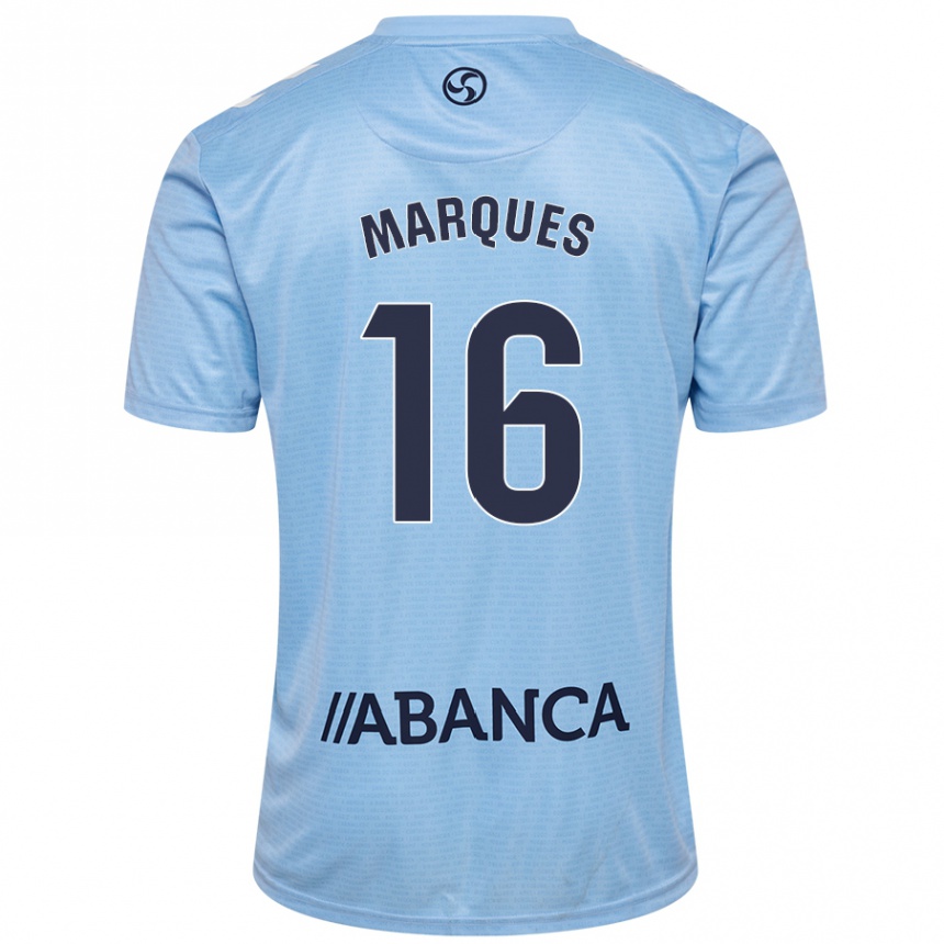 Niño Fútbol Camiseta 
Jailson Marques Siqueira #16 Azul Cielo 1ª Equipación 2024/25