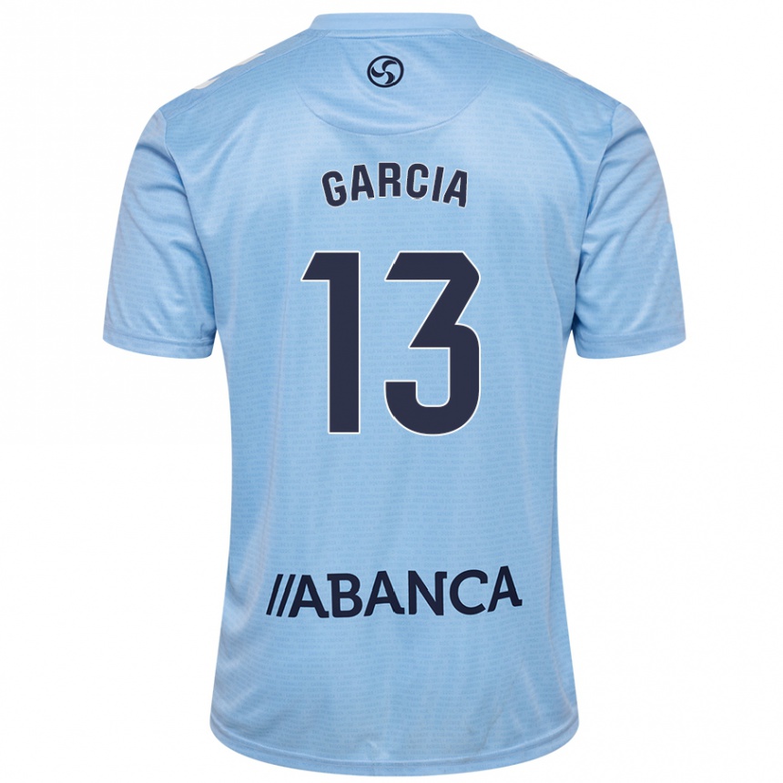 Niño Fútbol Camiseta Raúl García #13 Azul Cielo 1ª Equipación 2024/25