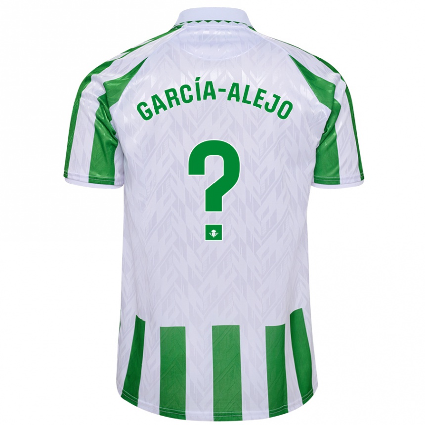 Niño Fútbol Camiseta Raúl García-Alejo #0 Verde Rayas Blancas 1ª Equipación 2024/25