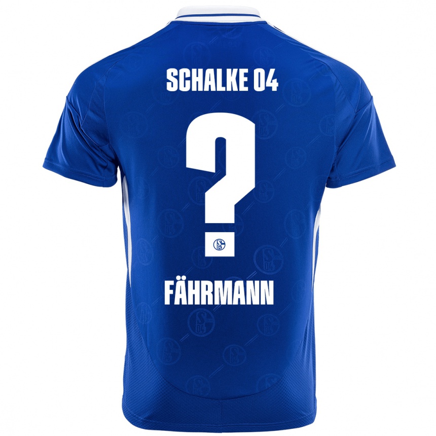 Niño Fútbol Camiseta Ralf Fährmann #0 Azul Real 1ª Equipación 2024/25