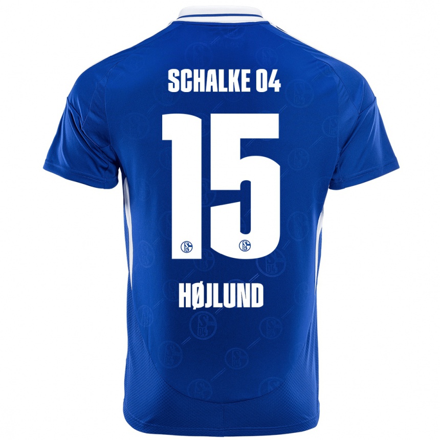 Niño Fútbol Camiseta Emil Højlund #15 Azul Real 1ª Equipación 2024/25