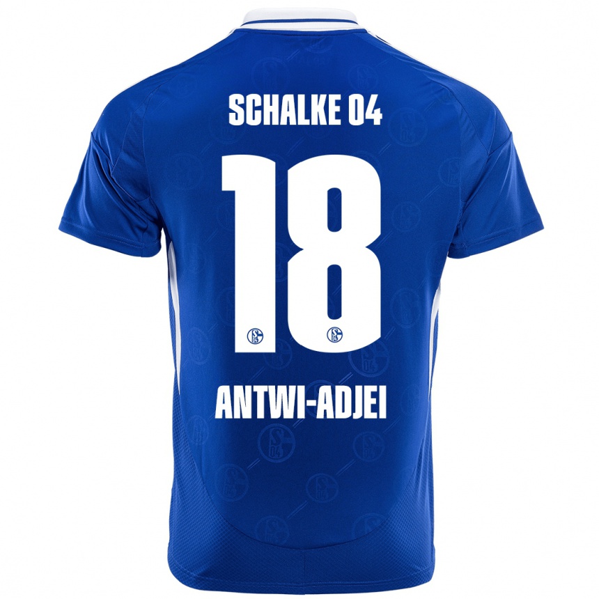 Niño Fútbol Camiseta Christopher Antwi-Adjei #18 Azul Real 1ª Equipación 2024/25