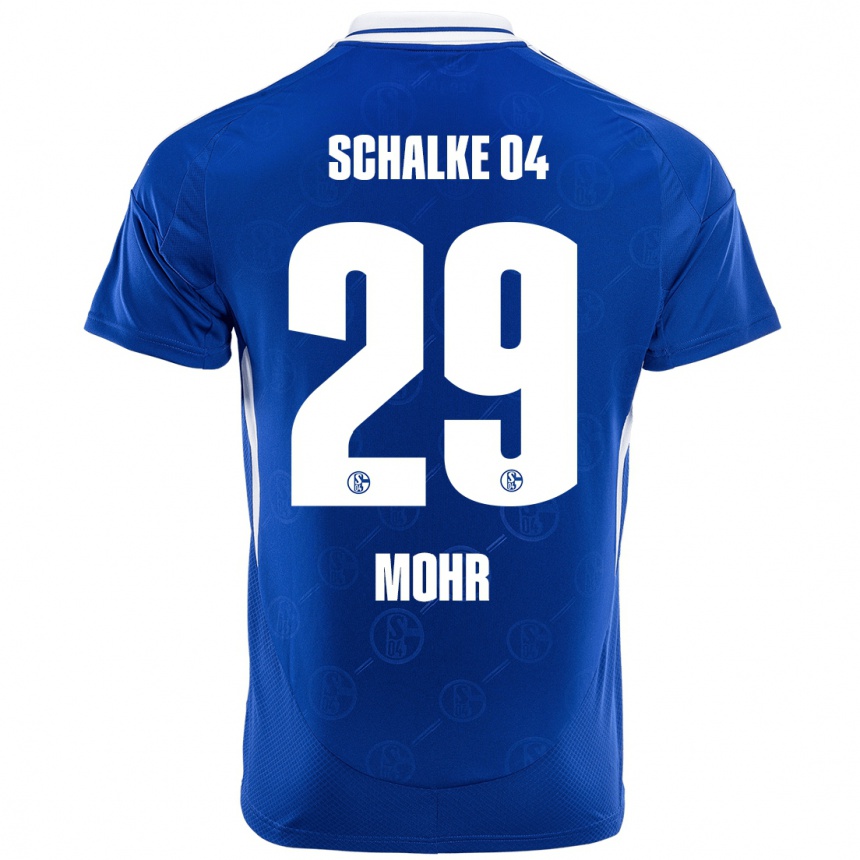 Niño Fútbol Camiseta Tobias Mohr #29 Azul Real 1ª Equipación 2024/25