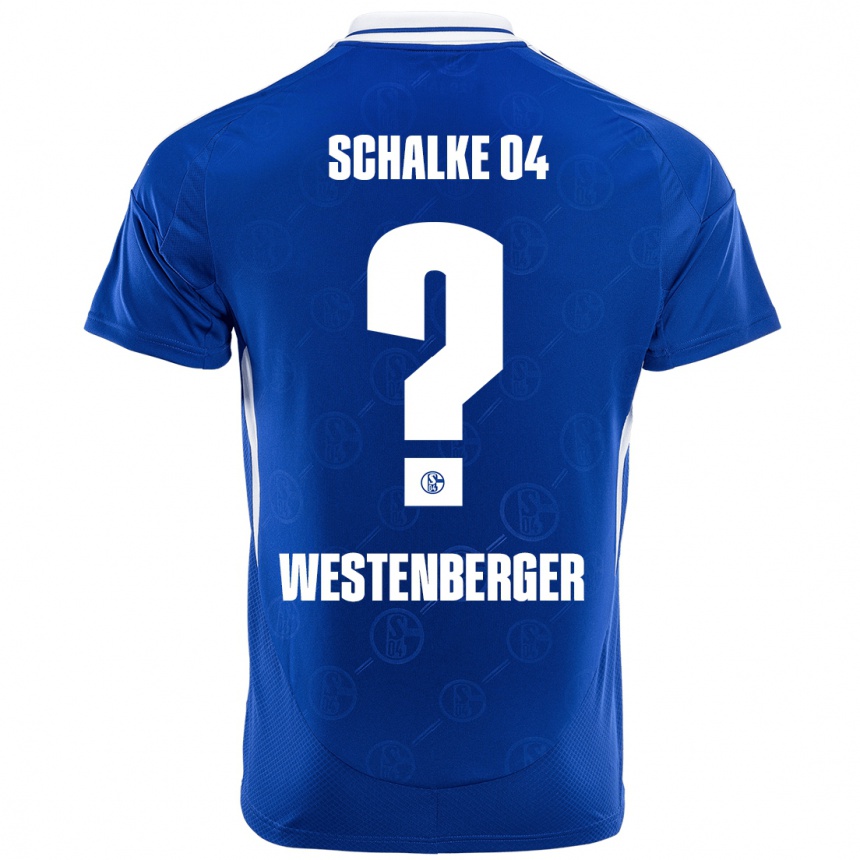 Niño Fútbol Camiseta Noel Westenberger #0 Azul Real 1ª Equipación 2024/25