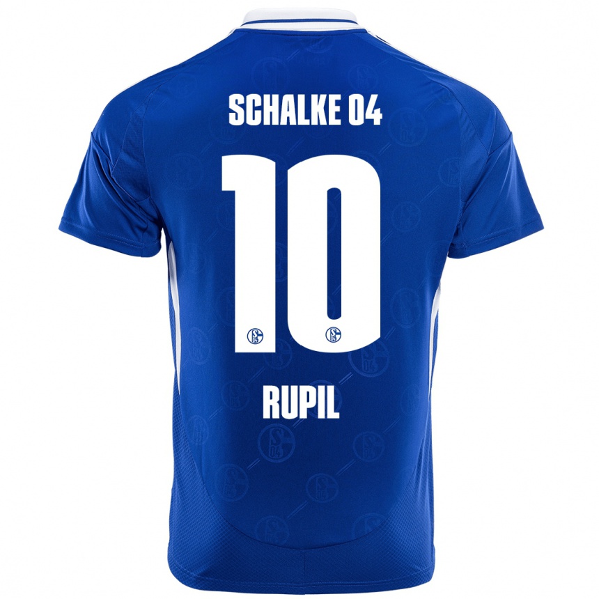 Niño Fútbol Camiseta Timothé Rupil #10 Azul Real 1ª Equipación 2024/25