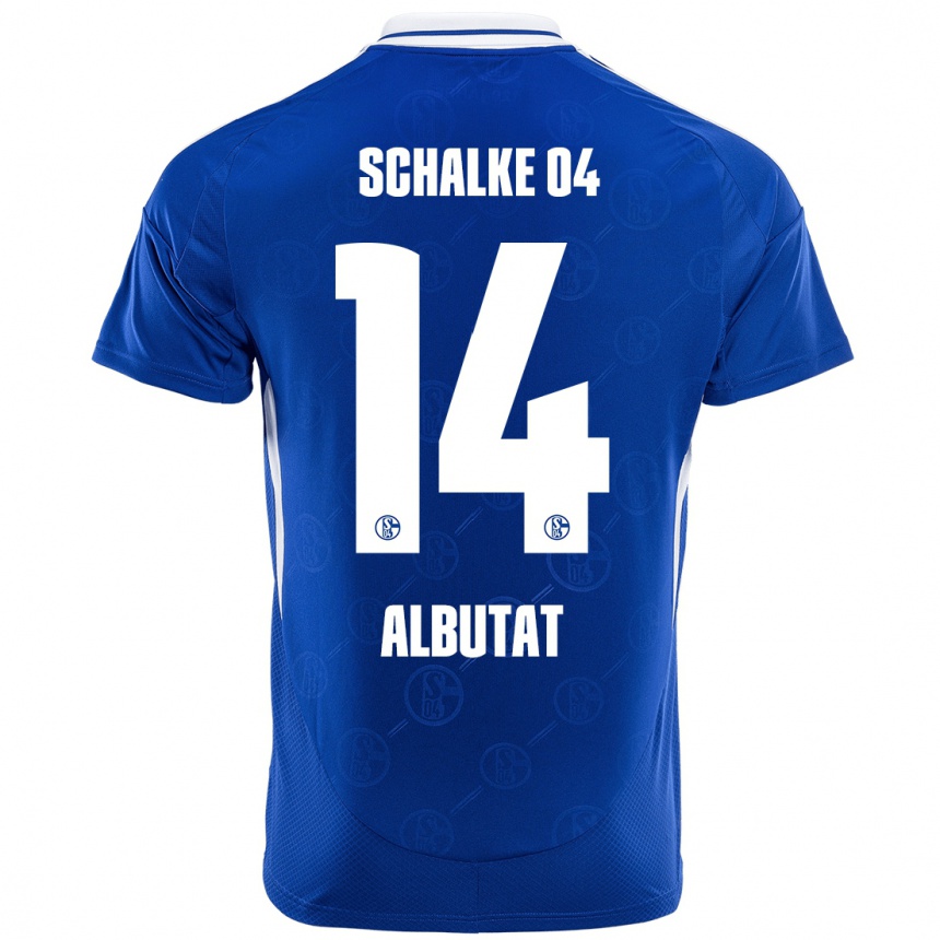 Niño Fútbol Camiseta Tim Albutat #14 Azul Real 1ª Equipación 2024/25