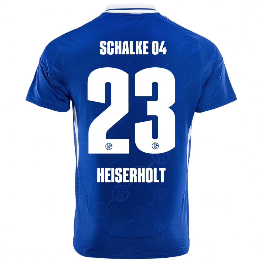 Niño Fútbol Camiseta Finn Heiserholt #23 Azul Real 1ª Equipación 2024/25