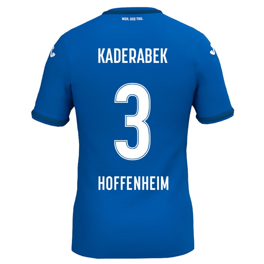 Niño Fútbol Camiseta Pavel Kaderabek #3 Azul Real 1ª Equipación 2024/25