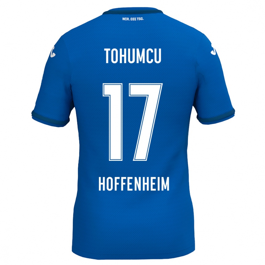 Niño Fútbol Camiseta Umut Tohumcu #17 Azul Real 1ª Equipación 2024/25