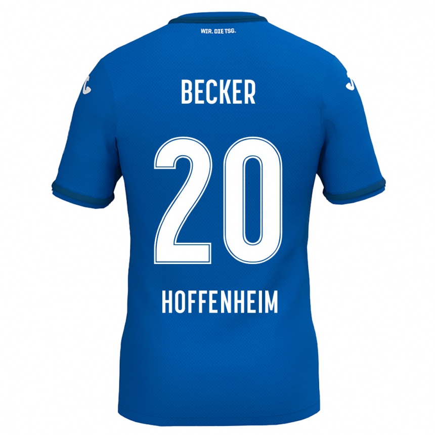 Niño Fútbol Camiseta Finn Ole Becker #20 Azul Real 1ª Equipación 2024/25