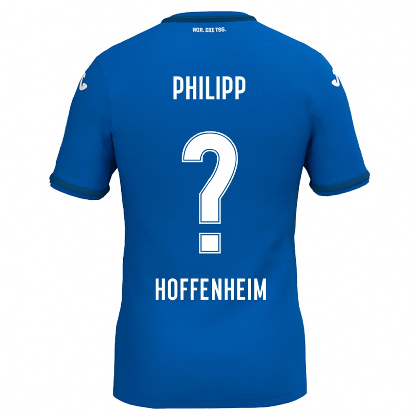 Niño Fútbol Camiseta Tim Philipp #0 Azul Real 1ª Equipación 2024/25