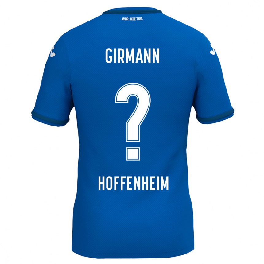 Niño Fútbol Camiseta David Girmann #0 Azul Real 1ª Equipación 2024/25