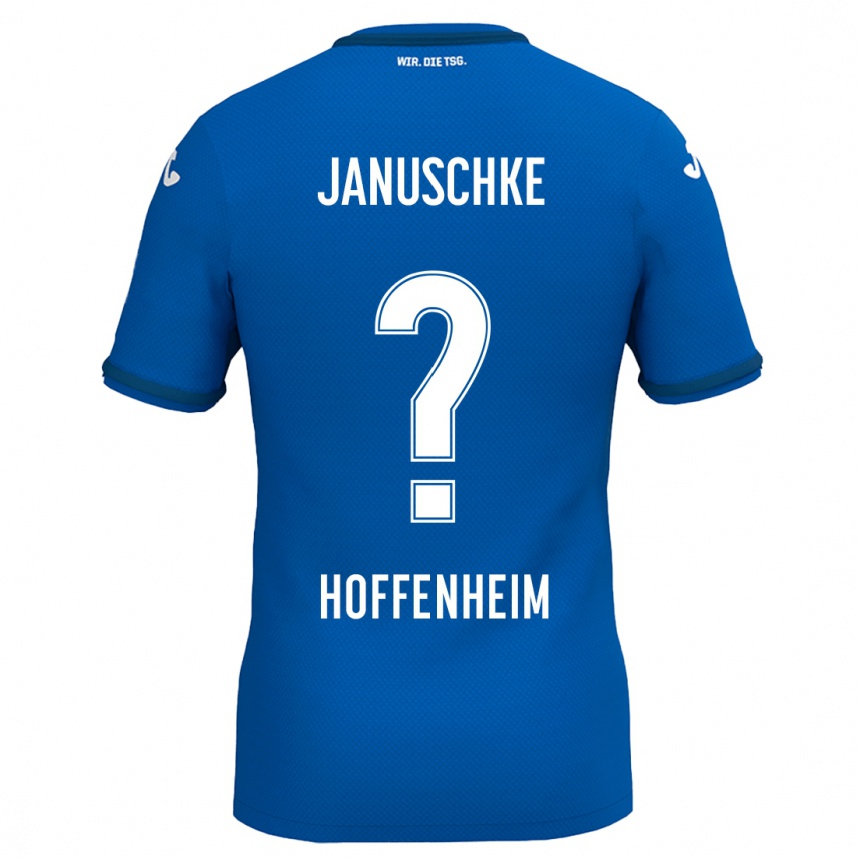 Niño Fútbol Camiseta Tim Januschke #0 Azul Real 1ª Equipación 2024/25