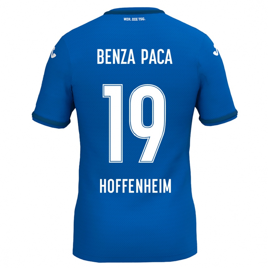 Niño Fútbol Camiseta Lynes Benza Paca #19 Azul Real 1ª Equipación 2024/25