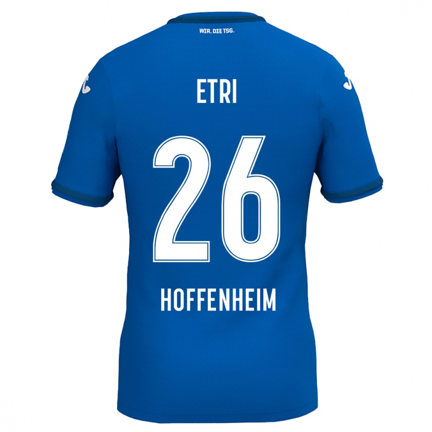 Niño Fútbol Camiseta Ahmed Etri #26 Azul Real 1ª Equipación 2024/25