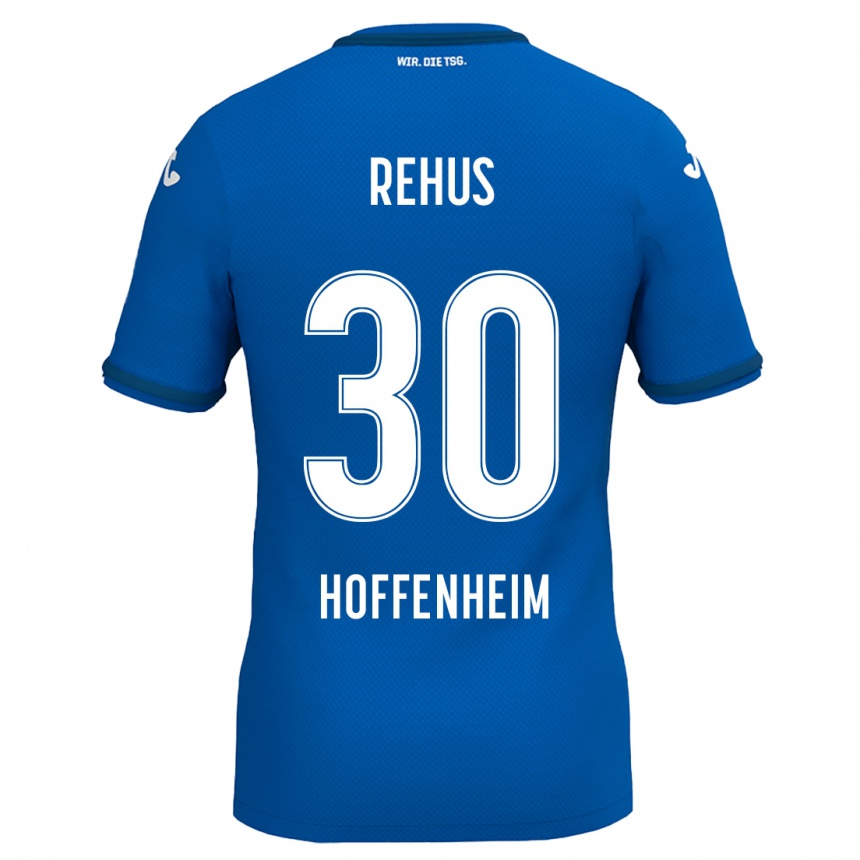 Niño Fútbol Camiseta Milan Rehus #30 Azul Real 1ª Equipación 2024/25