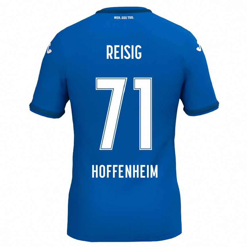 Niño Fútbol Camiseta Ruben Reisig #71 Azul Real 1ª Equipación 2024/25