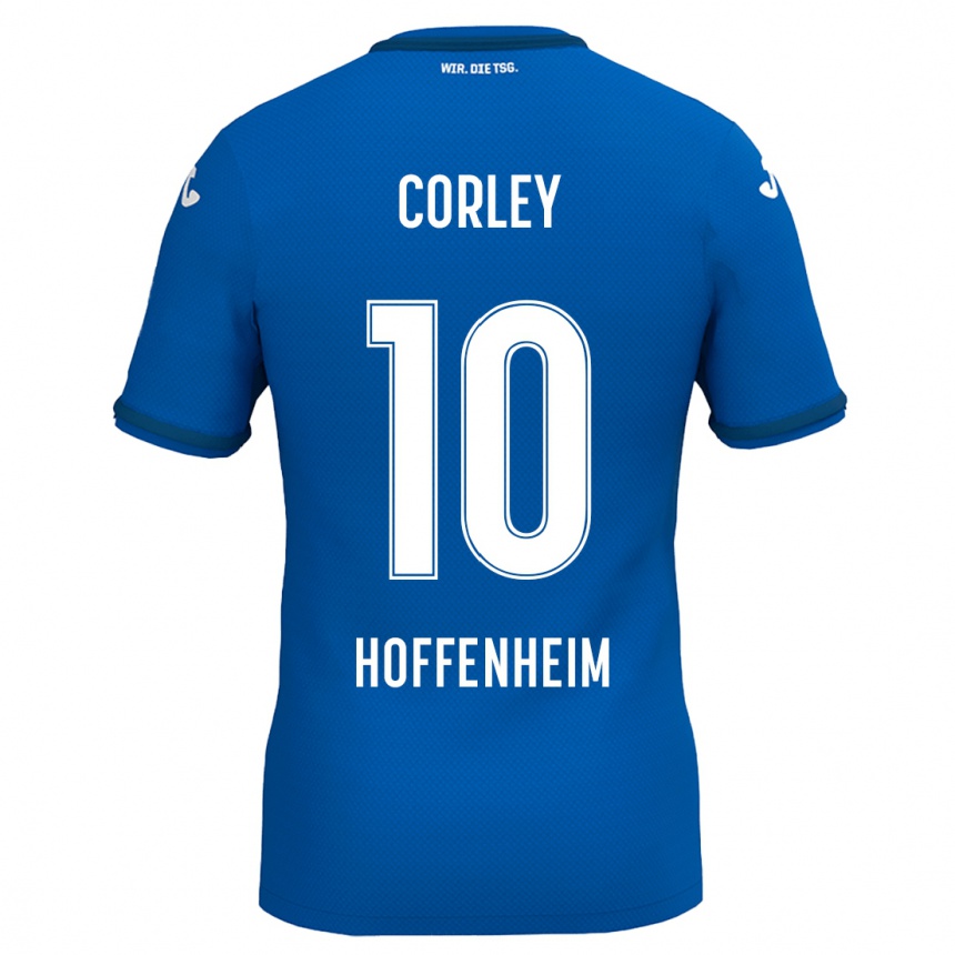 Niño Fútbol Camiseta Gia Corley #10 Azul Real 1ª Equipación 2024/25