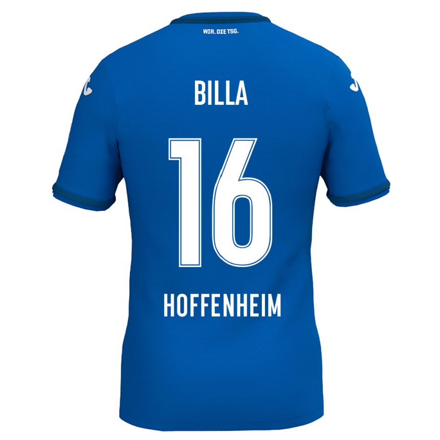 Niño Fútbol Camiseta Nicole Billa #16 Azul Real 1ª Equipación 2024/25