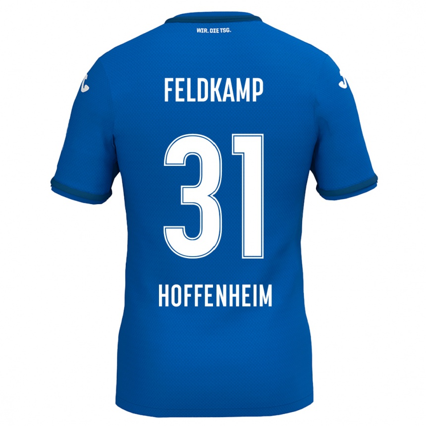 Niño Fútbol Camiseta Jana Feldkamp #31 Azul Real 1ª Equipación 2024/25