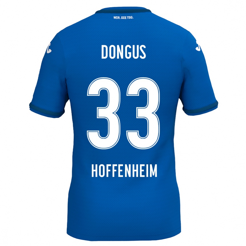 Niño Fútbol Camiseta Fabienne Dongus #33 Azul Real 1ª Equipación 2024/25