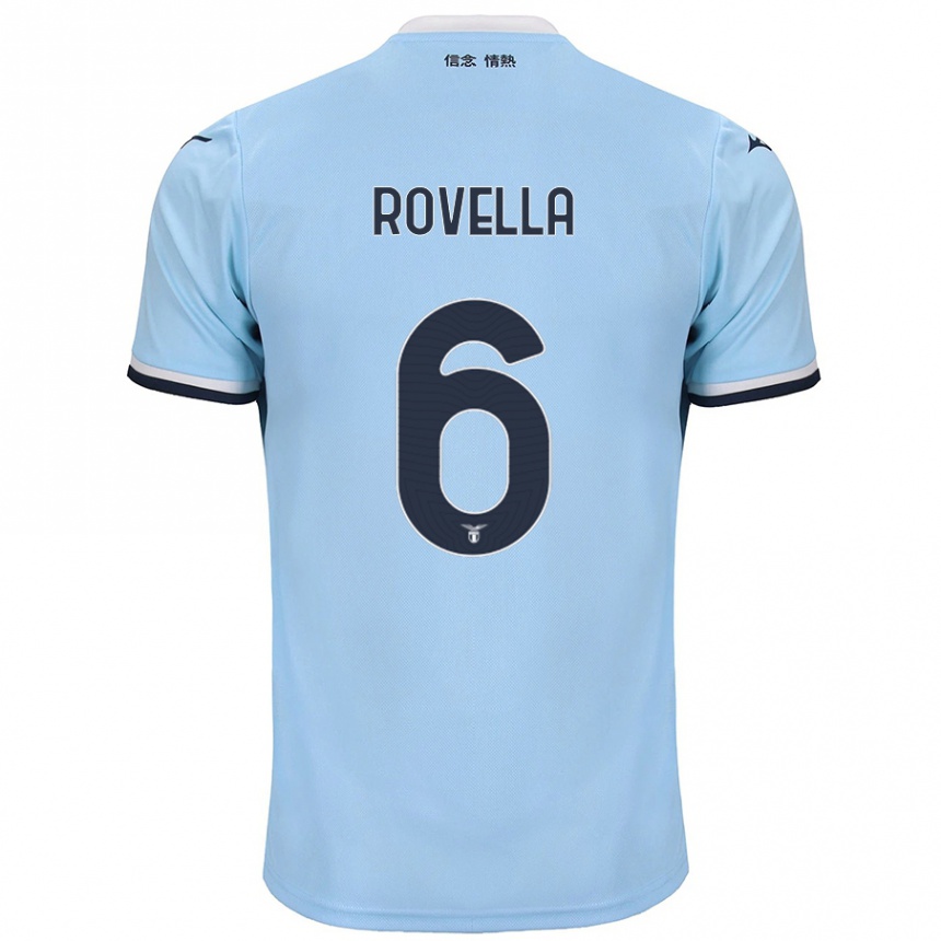 Niño Fútbol Camiseta Nicolo Rovella #6 Azul 1ª Equipación 2024/25