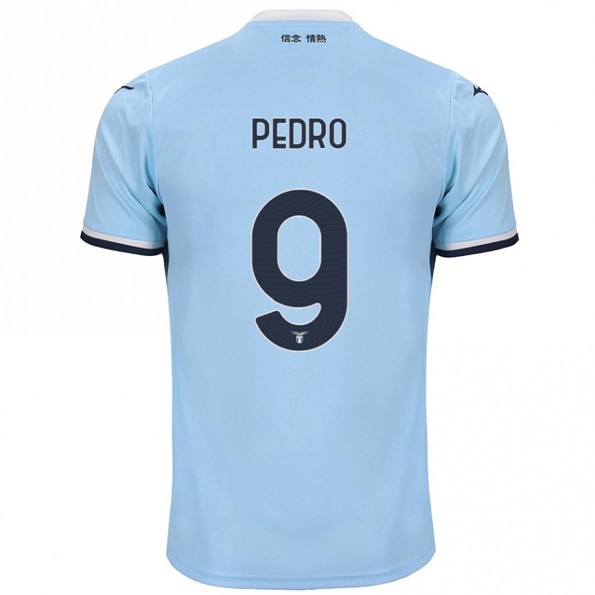 Niño Fútbol Camiseta Pedro #9 Azul 1ª Equipación 2024/25