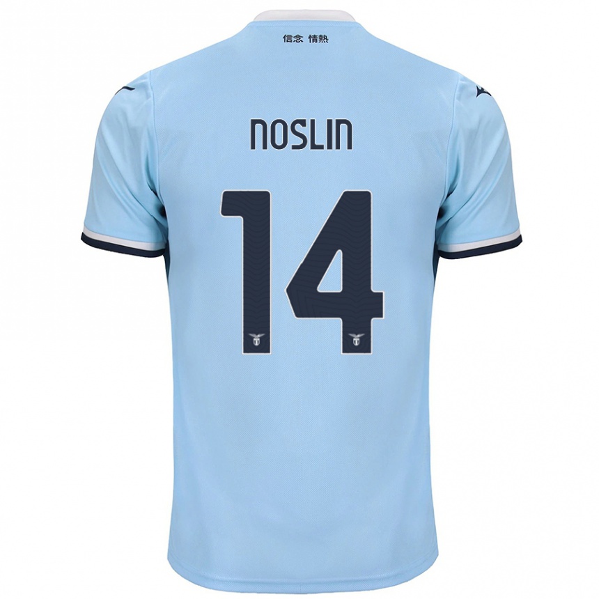 Niño Fútbol Camiseta Tijjani Noslin #14 Azul 1ª Equipación 2024/25