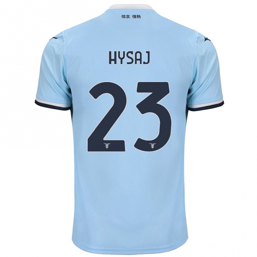 Niño Fútbol Camiseta Elseid Hysaj #23 Azul 1ª Equipación 2024/25