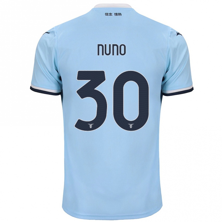 Niño Fútbol Camiseta Nuno Tavares #30 Azul 1ª Equipación 2024/25