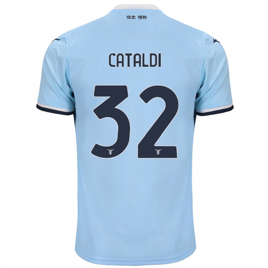 Niño Fútbol Camiseta Danilo Cataldi #32 Azul 1ª Equipación 2024/25