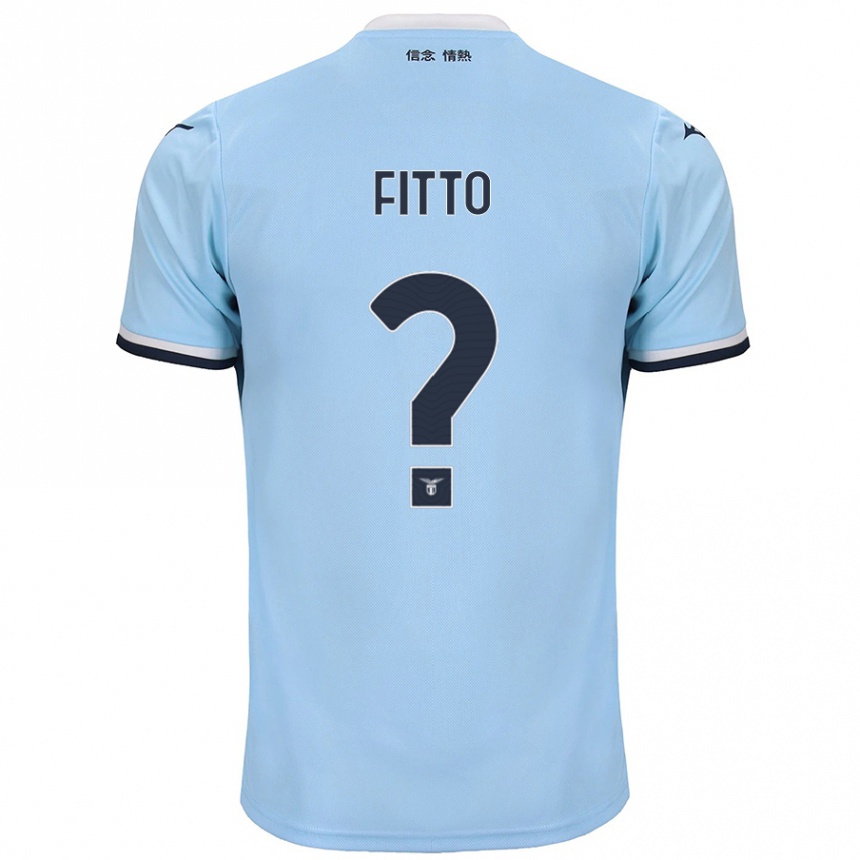 Niño Fútbol Camiseta Gabriele Fitto #0 Azul 1ª Equipación 2024/25