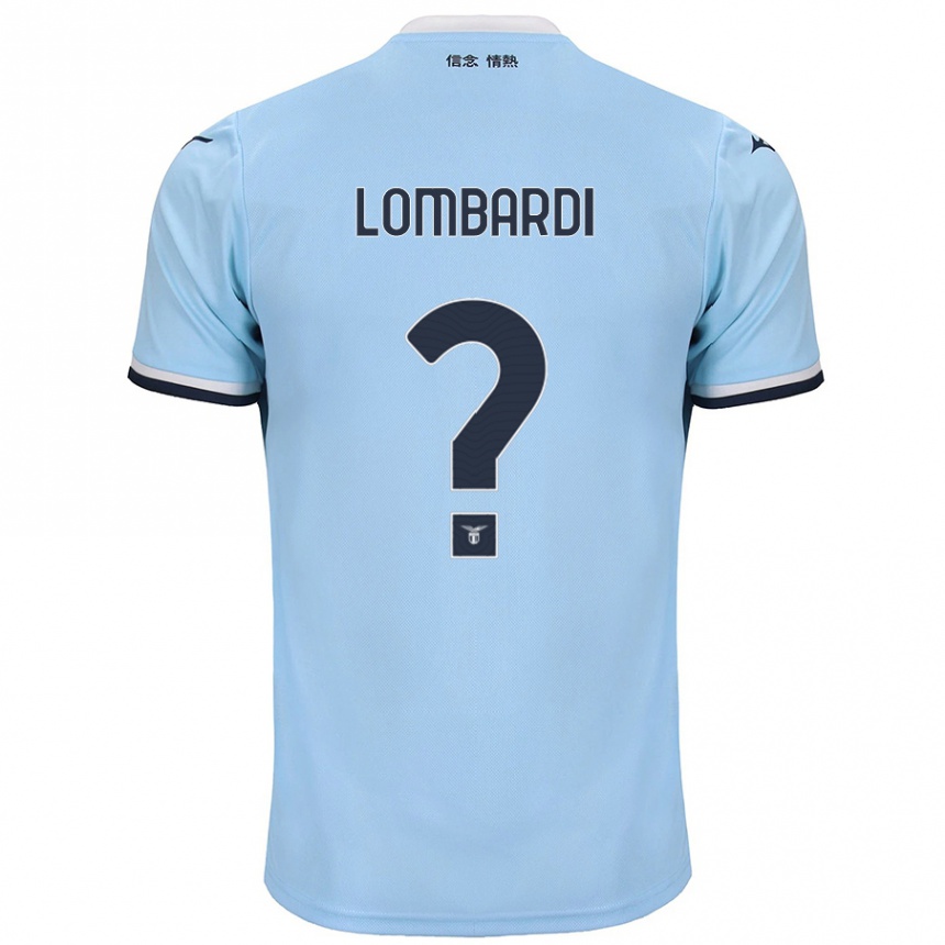 Niño Fútbol Camiseta Pierlorenzo Lombardi #0 Azul 1ª Equipación 2024/25