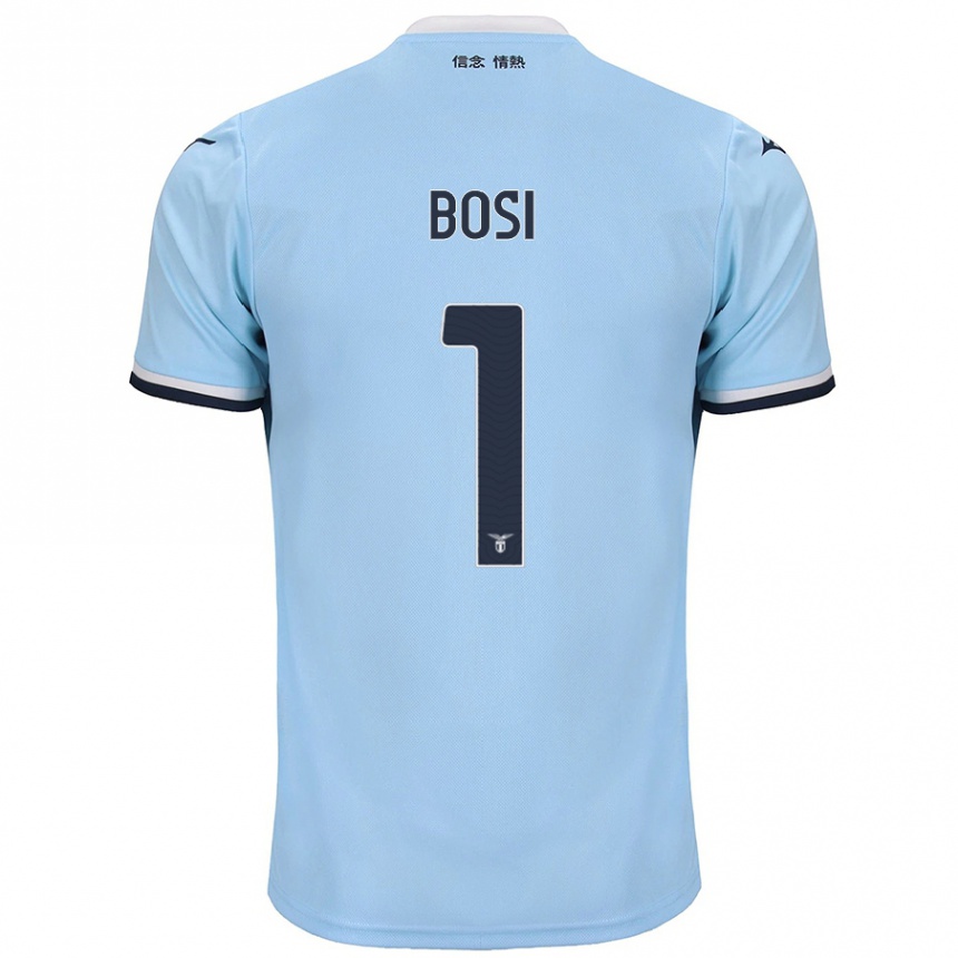 Niño Fútbol Camiseta Gioele Bosi #1 Azul 1ª Equipación 2024/25