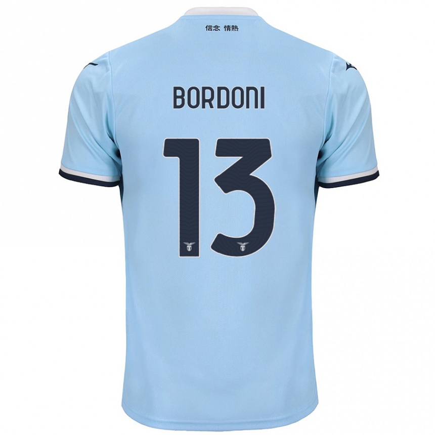 Niño Fútbol Camiseta Tommaso Bordoni #13 Azul 1ª Equipación 2024/25