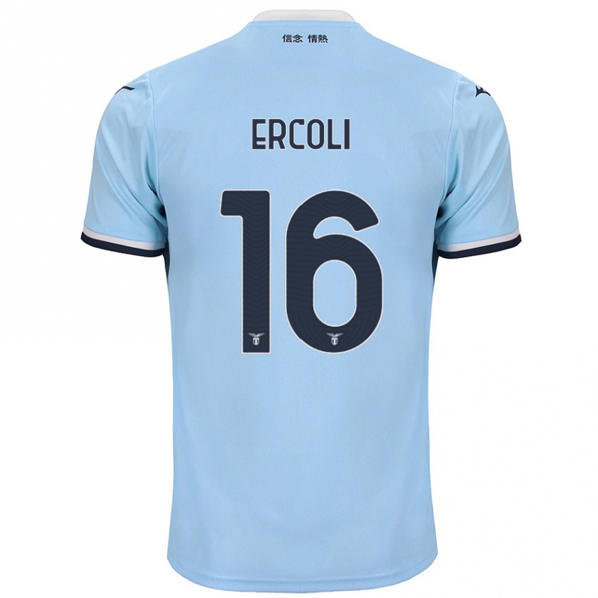 Niño Fútbol Camiseta Michele Ercoli #16 Azul 1ª Equipación 2024/25