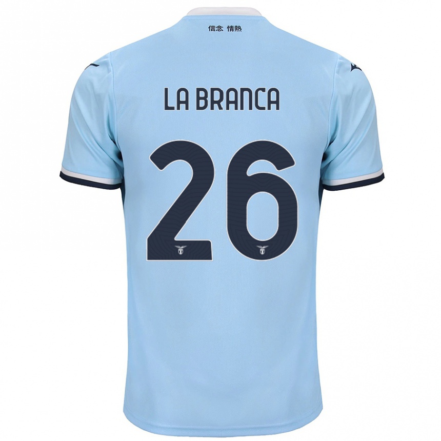 Niño Fútbol Camiseta Ruggero La Branca #26 Azul 1ª Equipación 2024/25