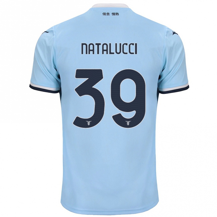 Niño Fútbol Camiseta Serena Natalucci #39 Azul 1ª Equipación 2024/25