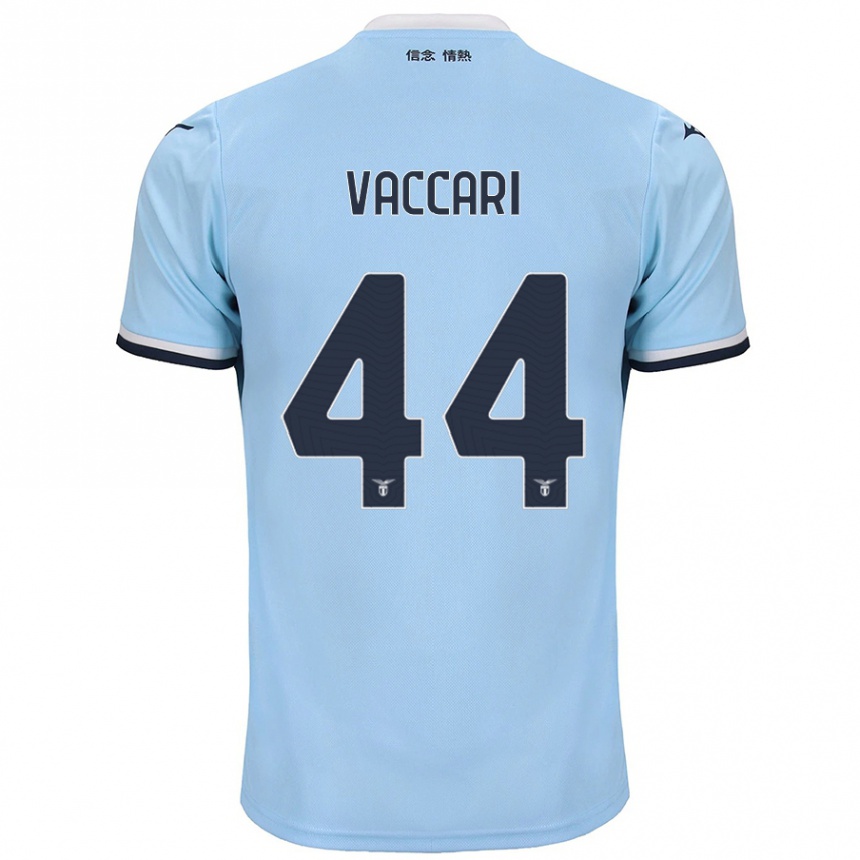 Niño Fútbol Camiseta Flavia Vaccari #44 Azul 1ª Equipación 2024/25