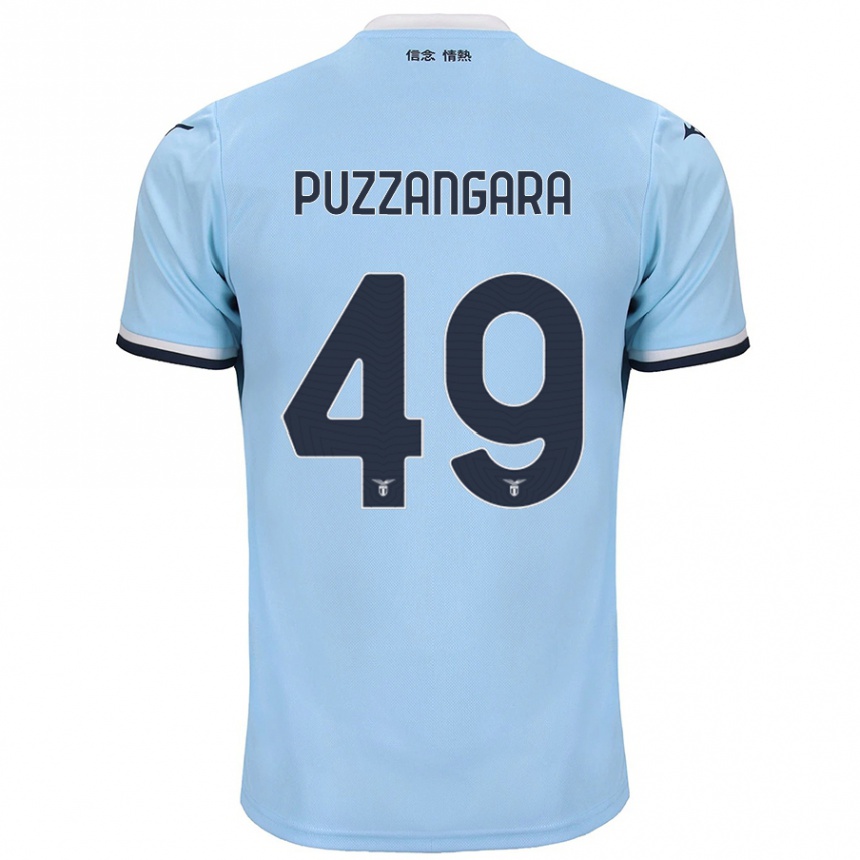 Niño Fútbol Camiseta Angelo Antonio Puzzangara #49 Azul 1ª Equipación 2024/25