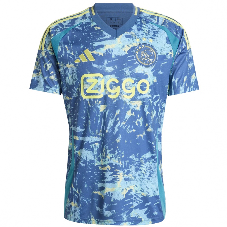 Niño Fútbol Camiseta Dusan Tadic #10 Gris Azul Amarillo 2ª Equipación 2024/25