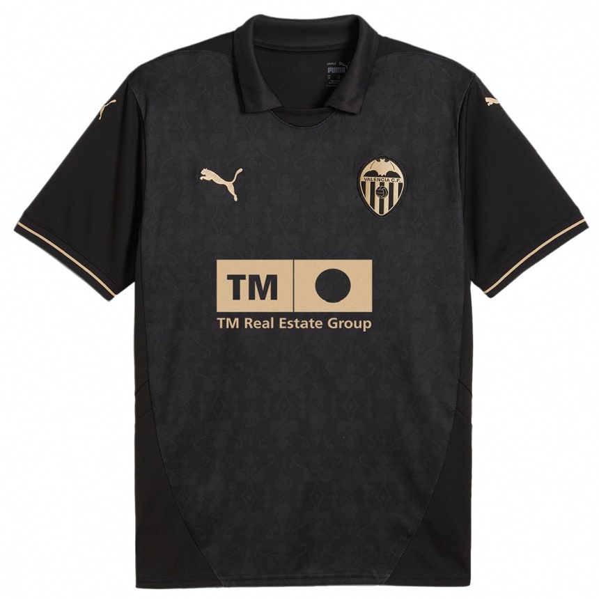 Niño Fútbol Camiseta Claudia Florentino #6 Negro 2ª Equipación 2024/25