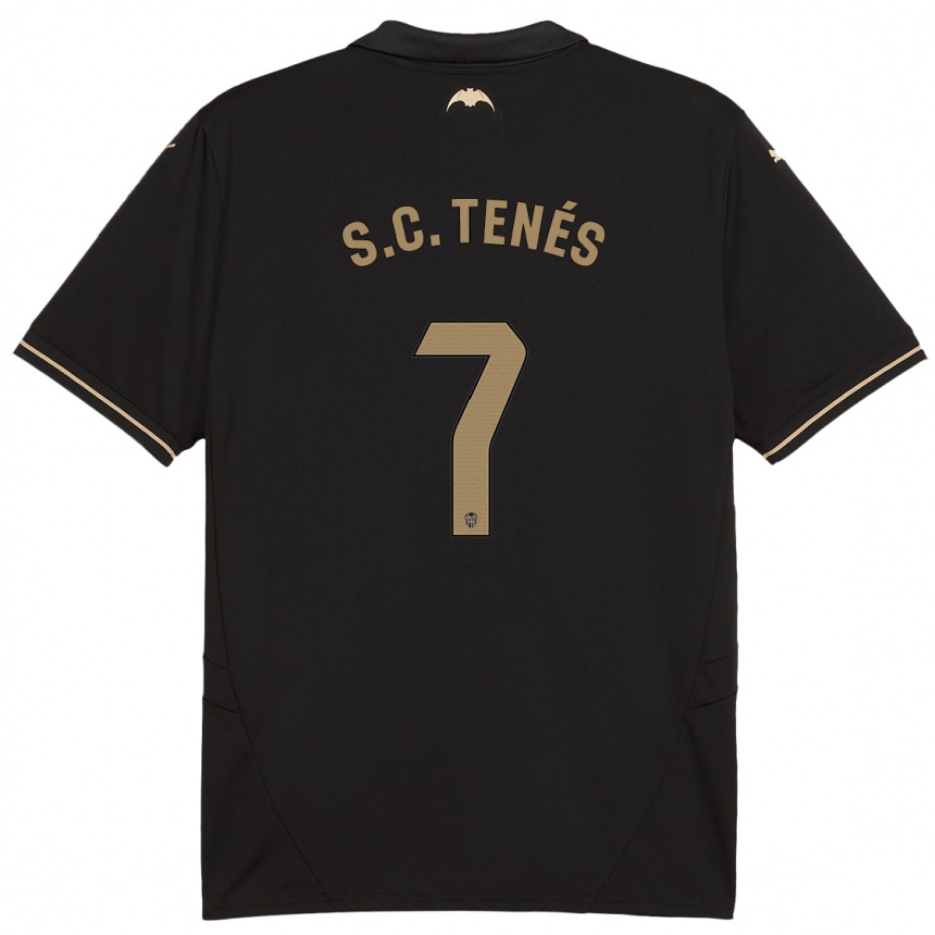 Niño Fútbol Camiseta Sergi Canós #7 Negro 2ª Equipación 2024/25