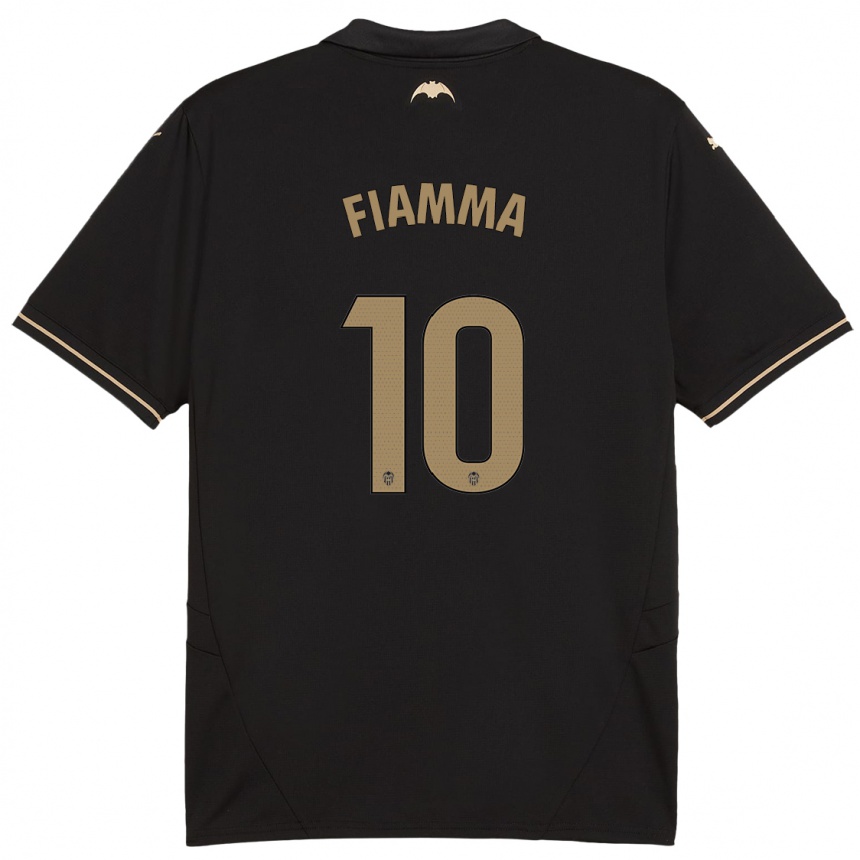 Niño Fútbol Camiseta Fiamma #10 Negro 2ª Equipación 2024/25