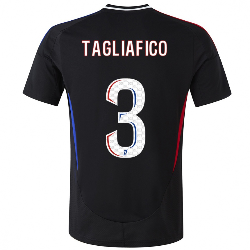 Niño Fútbol Camiseta Nicolas Tagliafico #3 Negro 2ª Equipación 2024/25