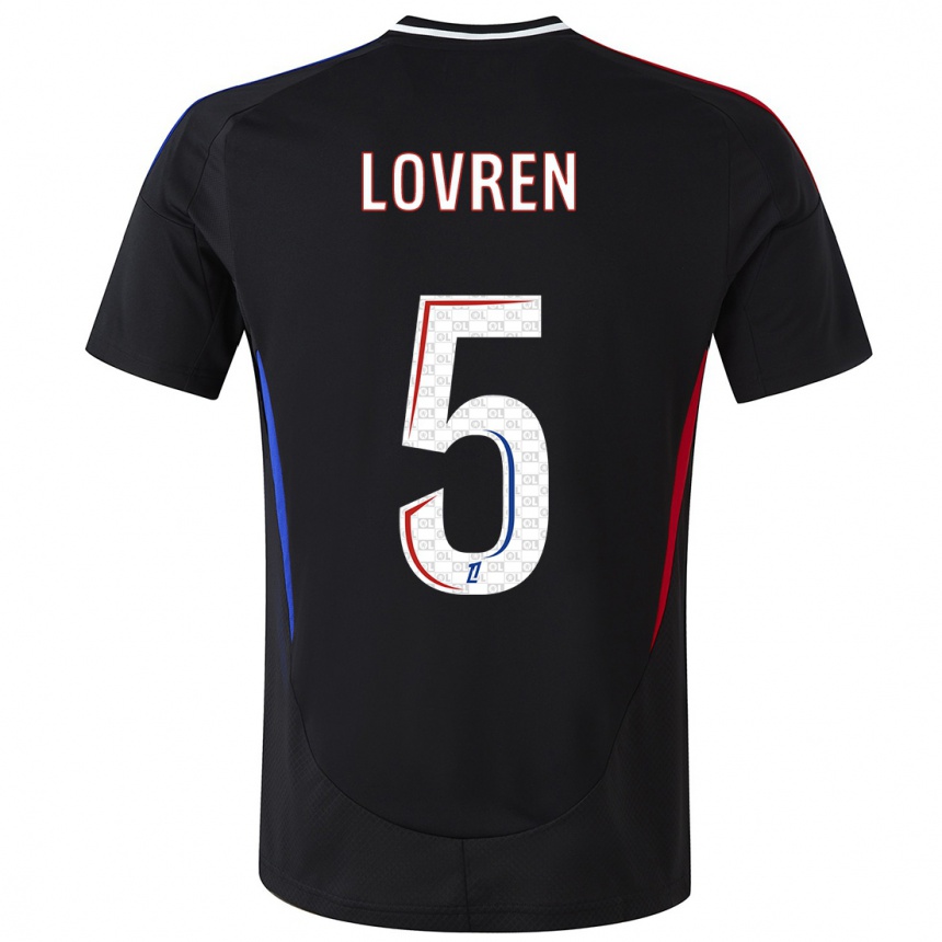 Niño Fútbol Camiseta Dejan Lovren #5 Negro 2ª Equipación 2024/25