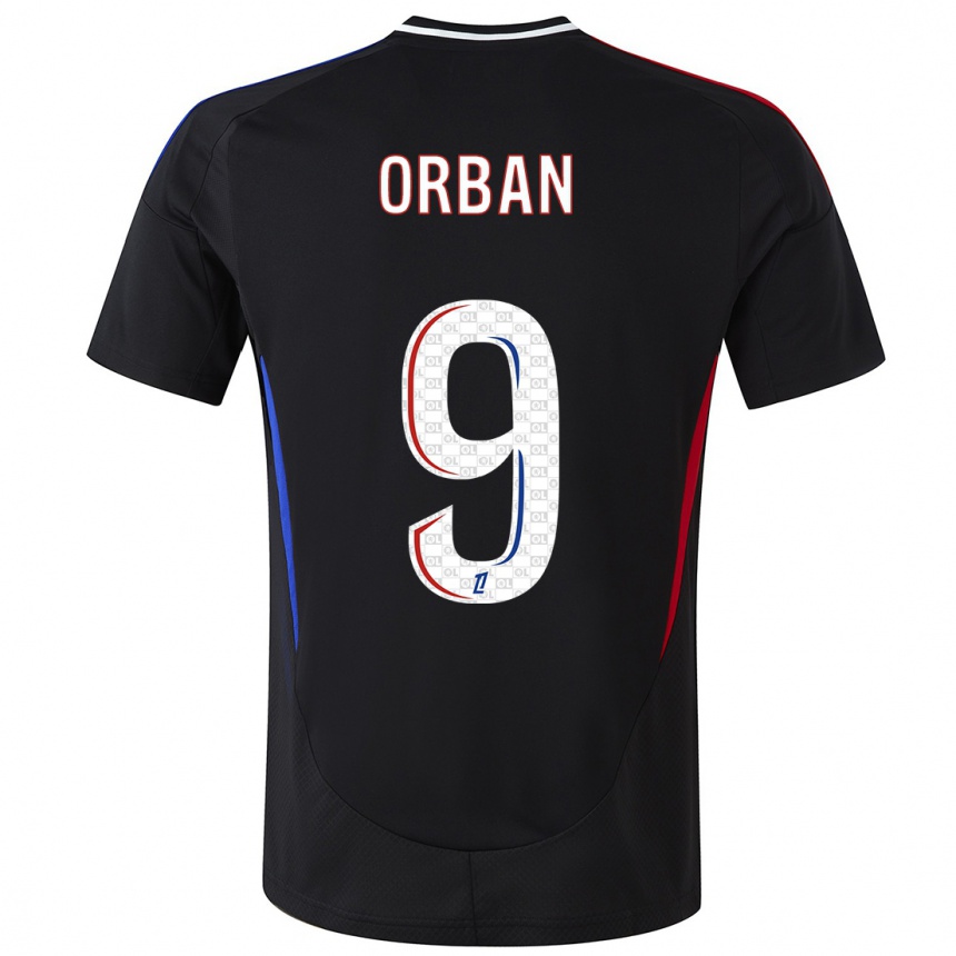 Niño Fútbol Camiseta Gift Orban #9 Negro 2ª Equipación 2024/25