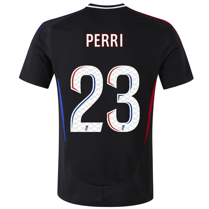 Niño Fútbol Camiseta Lucas Perri #23 Negro 2ª Equipación 2024/25